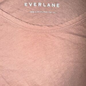 Everlane Pink Tank Top 100% Cotton